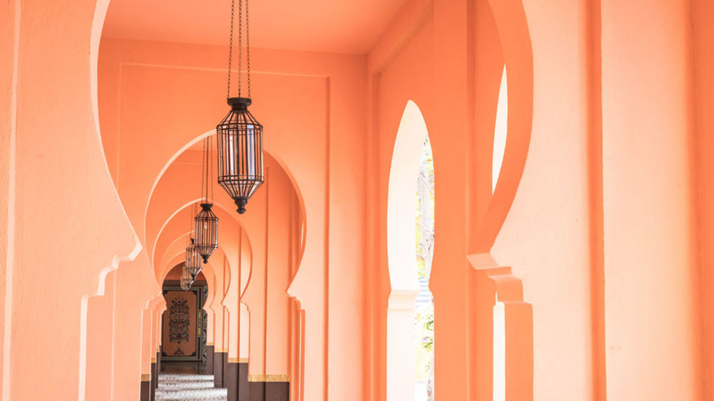 79519144 - beautiful architecture in morocco style