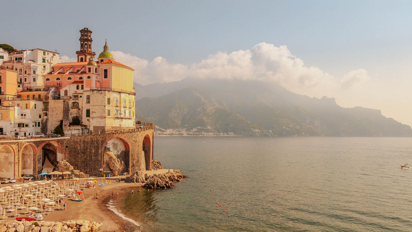 Amalfi coast in Italy.