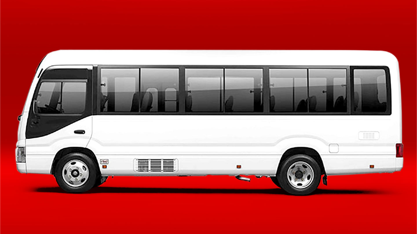 Toyota Coaster Chauffeur Drive